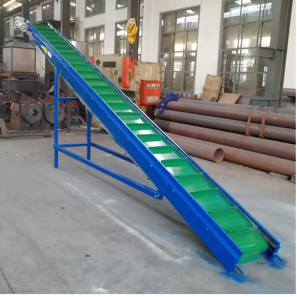 0 Cinta Transportadora PVC con empujadores aletas 50cmx6m r2.6m granos