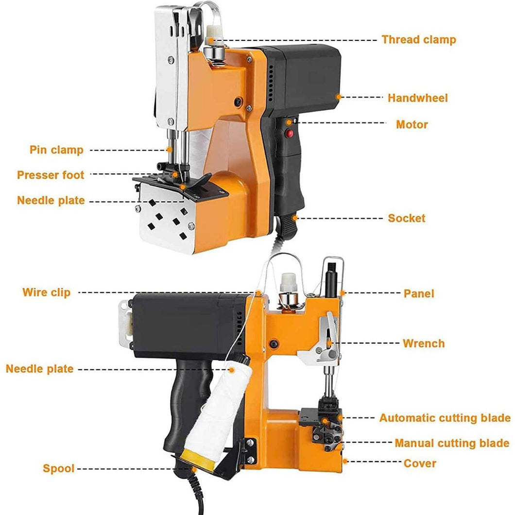 Cosedora de sacos portatil amarilla $79000 cerradora