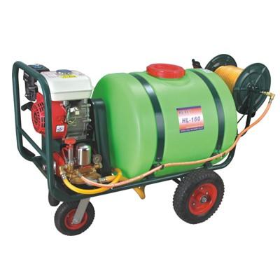 Carretilla fumigadora pulverizadora 160L r627 5.5hp 500psi alta presion con rueda pulverizacion fumigacion