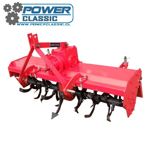 Rotovator 1.2m PTO l$1045000 para tractor 6 ranuras cardan amarilla fresadora rotativa agricola